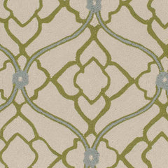Coy Modern Lime/Beige Area Rug