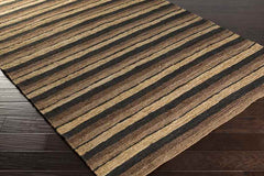 Dallas Modern Bean/Jet Black Area Rug