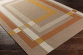 Denning Modern Camel Area Rug