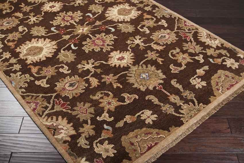 Doraville Traditional Dark Brown Area Rug