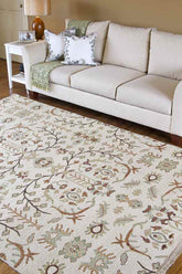Duncan Traditional Beige Area Rug