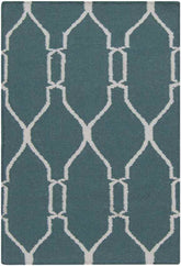 Hendon Modern Peacock Green Area Rug