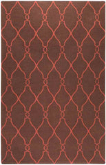 Hendon Modern Brown/Rust Area Rug