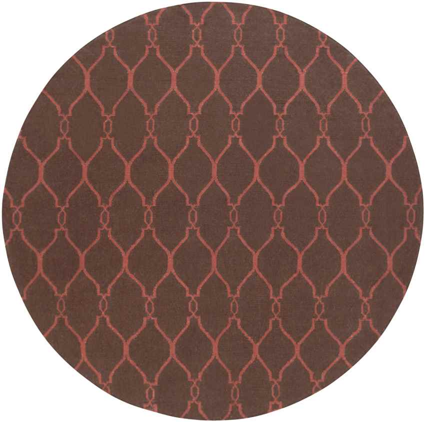 Hendon Modern Brown/Rust Area Rug
