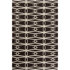 Durango Modern Black/Beige Area Rug