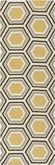 Dutton Modern Beige/Yellow/Black Area Rug