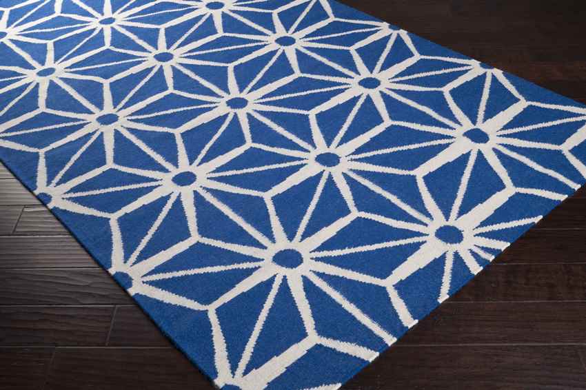 Dyess Modern Blue Area Rug