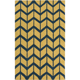 Dyer Modern Gold Area Rug