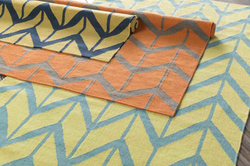 Dyer Modern Teal Blue Area Rug