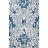 Edgewood Modern Ivory/Light Blue Area Rug