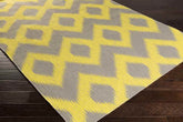 Ninon Global Lemon/Gray Area Rug
