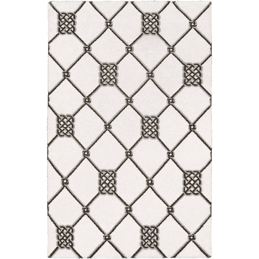 Eloy Modern Beige/Black Area Rug