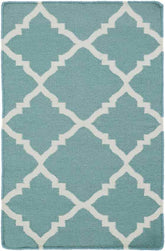 Selwerd Modern Aqua Area Rug