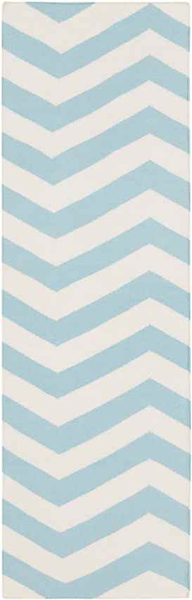 Emelle Modern Blue/White Area Rug