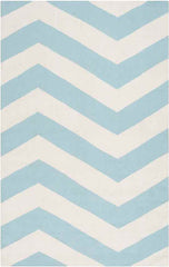 Emelle Modern Blue/White Area Rug