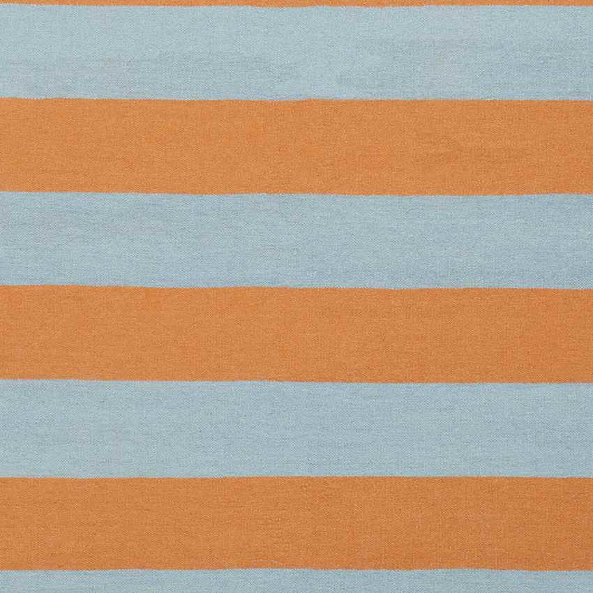 Nathaly Modern Orange/Pale Blue Area Rug