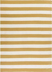 Nathaly Modern Gold/White Area Rug