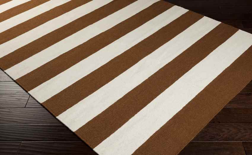 Nathaly Modern Sepia/White Area Rug