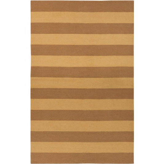 Nathaly Modern Yellow/Brown Area Rug