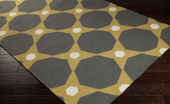 Englewood Modern Eggplant/Beige Area Rug