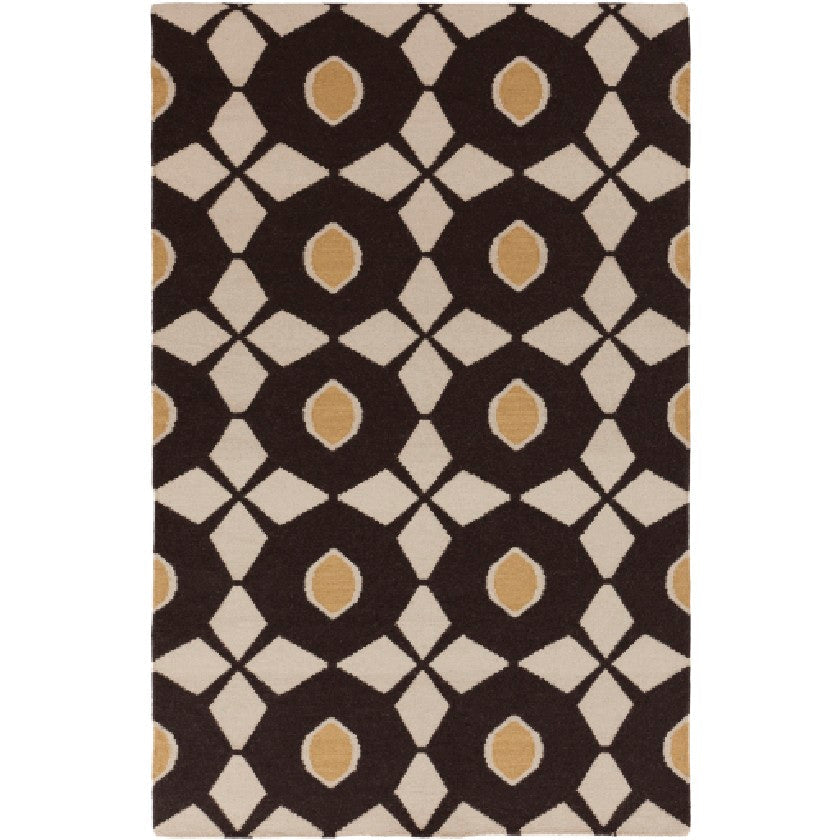 Enigma Modern Brown/Beige Area Rug