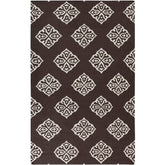 Sellingen Modern Chocolate/White Area Rug