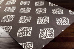 Sellingen Modern Chocolate/White Area Rug