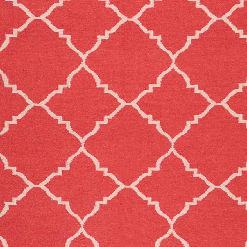 Selwerd Modern Red/Ivory Area Rug