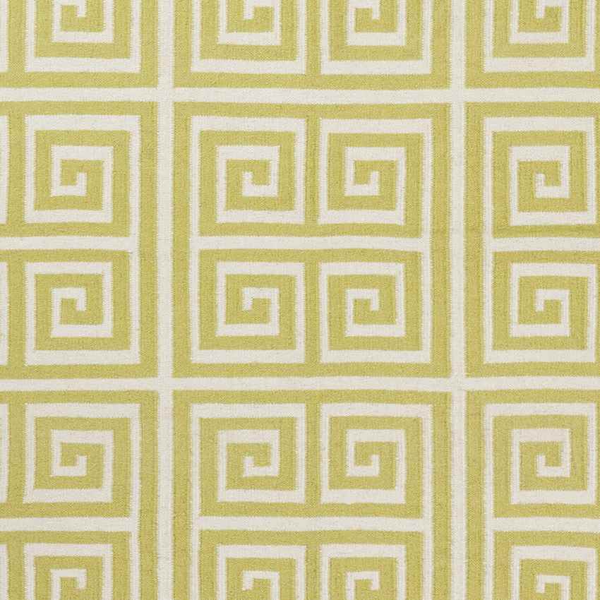Erie Modern Lime/White Area Rug
