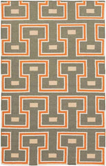 Eudora Modern Pewter/Beige Area Rug