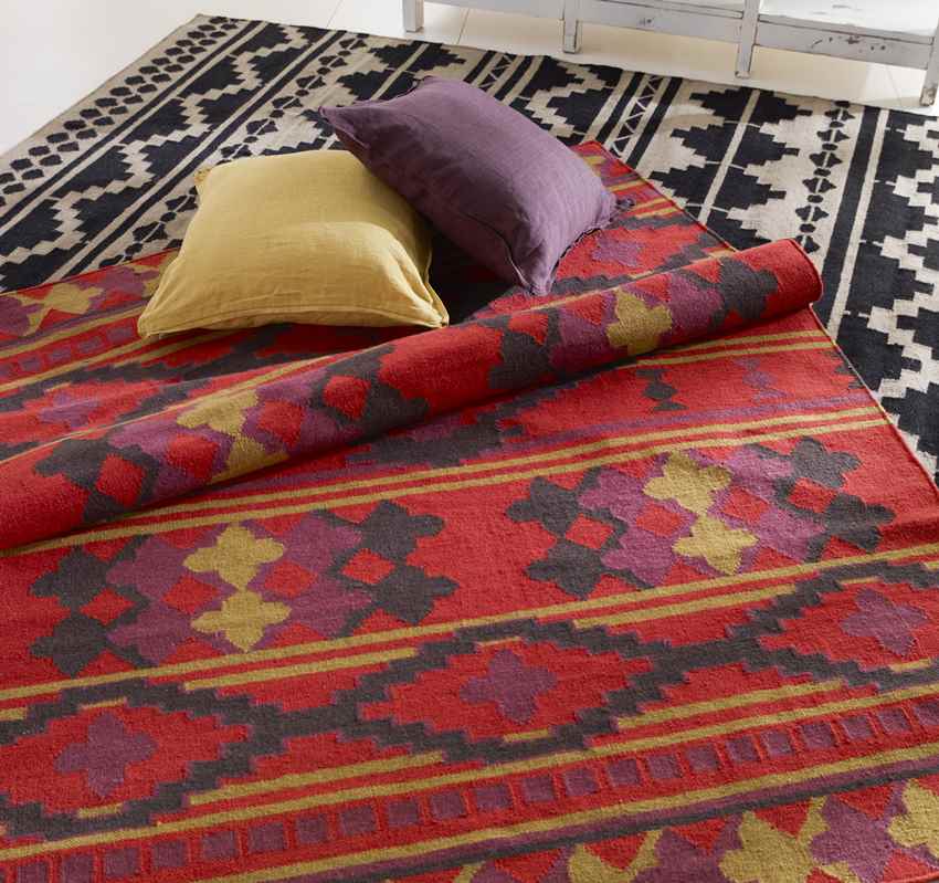 Eutaw Global Red Area Rug