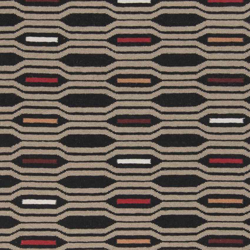 Fairfax Modern Black Olive Area Rug