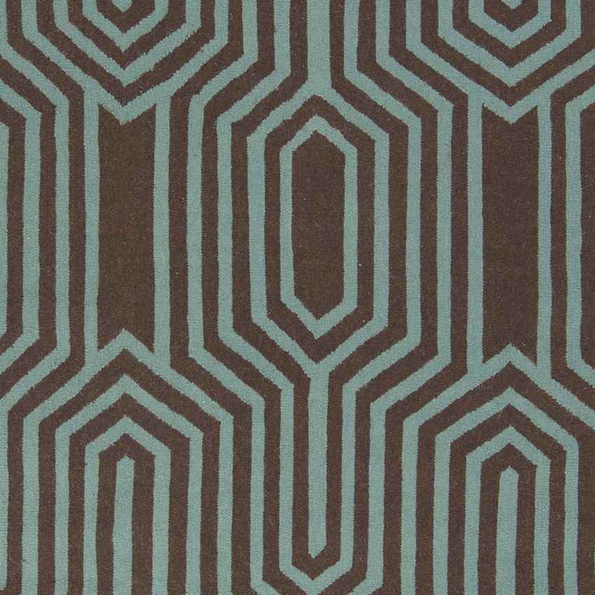 Fairfield Modern Blue/Brown Area Rug