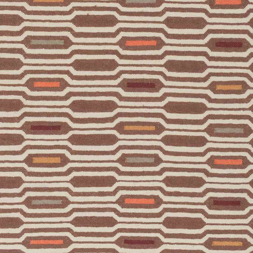 Fairfax Modern Dark Brown Area Rug