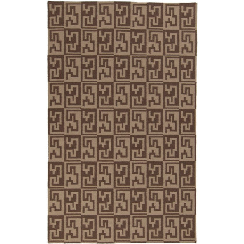 Fairhope Modern Chocolate Area Rug
