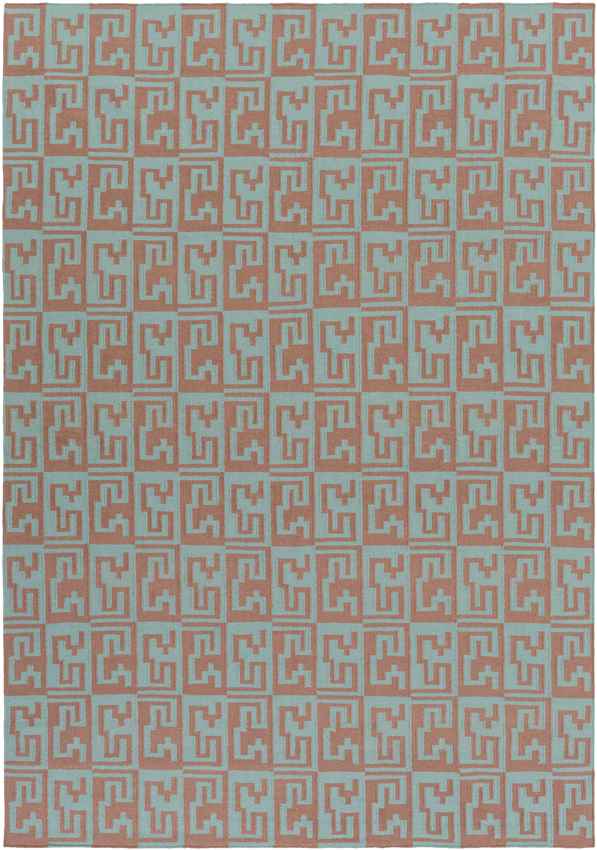 Fairhope Modern Brown/Green Area Rug
