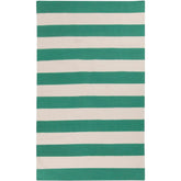 Nathaly Modern Green & Ivory Area Rug