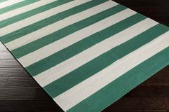Nathaly Modern Green & Ivory Area Rug