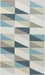 Falkville Modern Aqua Area Rug