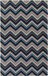Emmet Modern Navy Area Rug