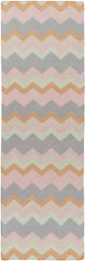 Weende Modern Brown/Pink/Green Area Rug