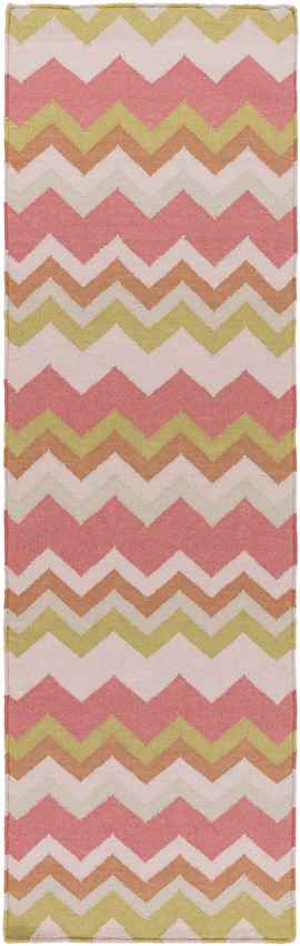 Weende Modern Pink/Green Area Rug