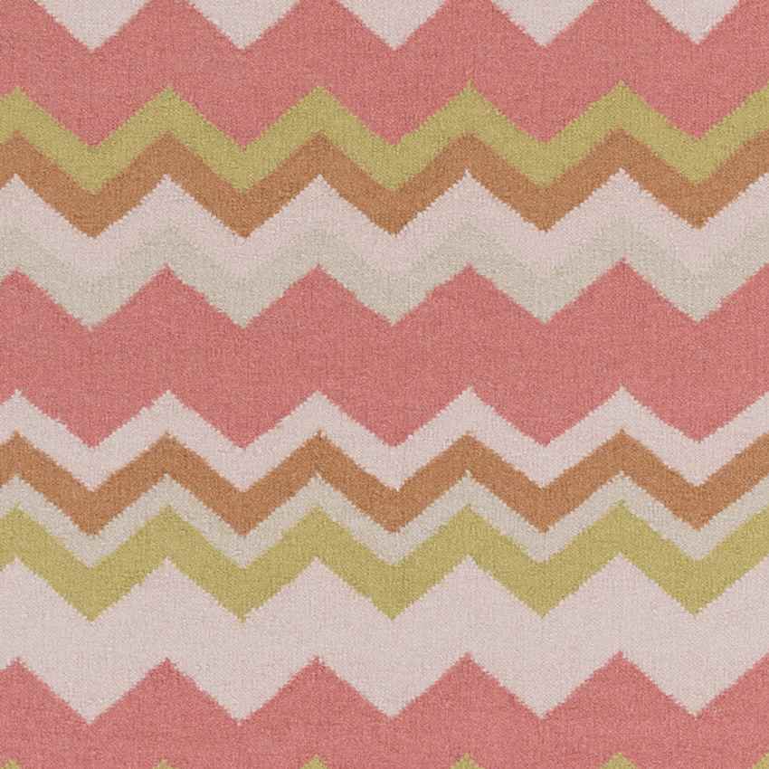 Weende Modern Pink/Green Area Rug