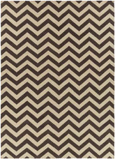 Escondido Modern Dark Brown Area Rug