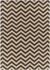 Escondido Modern Dark Brown Area Rug