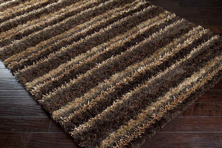 Flagler Global Dark Brown Area Rug