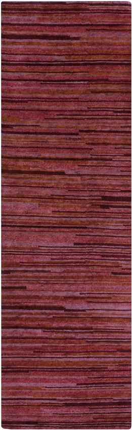 Florala Modern Burgundy Area Rug