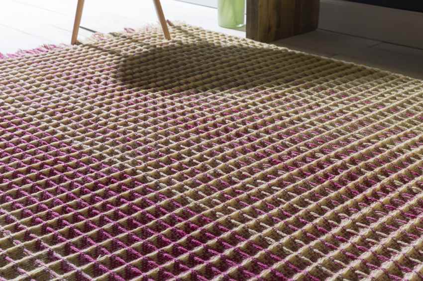 Garden Modern Hot Pink Area Rug