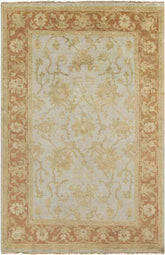 Snow Lake Traditional Blue/Brown Area Rug