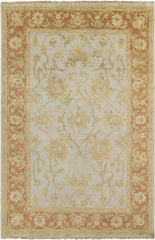 Snow Lake Traditional Blue/Brown Area Rug